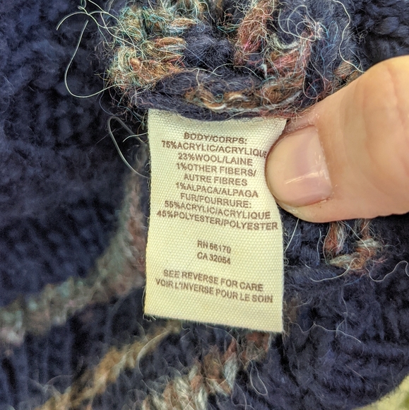 Free People Faux Fur Trim Cable Knit Sweater - Picture 8 of 8